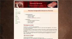 Desktop Screenshot of fleischerei-warnecke.de