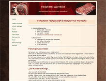 Tablet Screenshot of fleischerei-warnecke.de